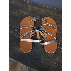 Silver sandals from Morbarrz size 43 or 9.5 womens